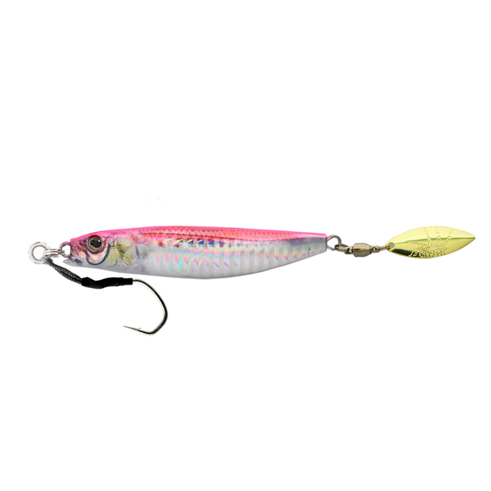 Esca Metallica LITTLE JACK ADICT 06 60g Per Pesca In Acqua Salata | Slow Jigging Con Ami BKK - 3
