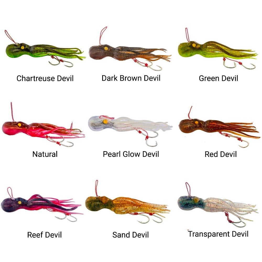 Señuelo Mustad Mivka 30gr Pearl Glow Devil