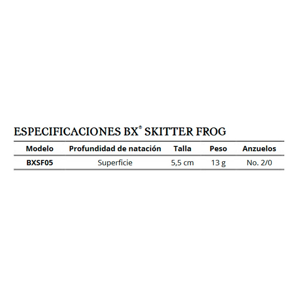 Comprar Señuelo Rapala BX Skitter frog 55mm HPB Señuelo Rapala BX Skitter frog 55mm HPB
