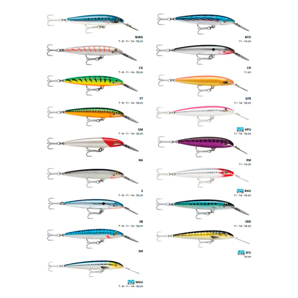 Comprar Señuelo Rapala Countdown Magnum 07 CM BSRD Señuelo Rapala Countdown Magnum 07 CM BSRD
