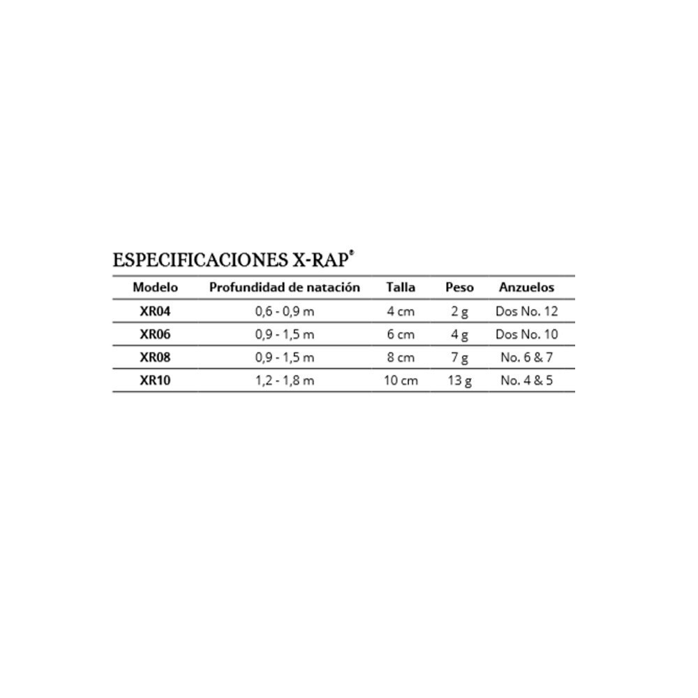 Señuelo Rapala X-Rap 6CM HH