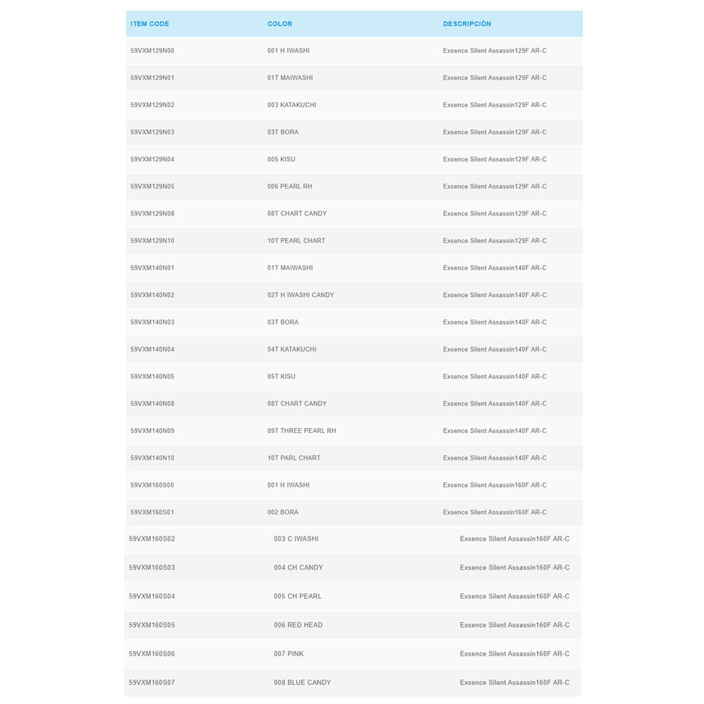 Comprar Señuelo Shimano Exsence Silent Assassin 160F 001 maiwashi Señuelo Shimano Exsence Silent Assassin 160F 001 maiwashi
