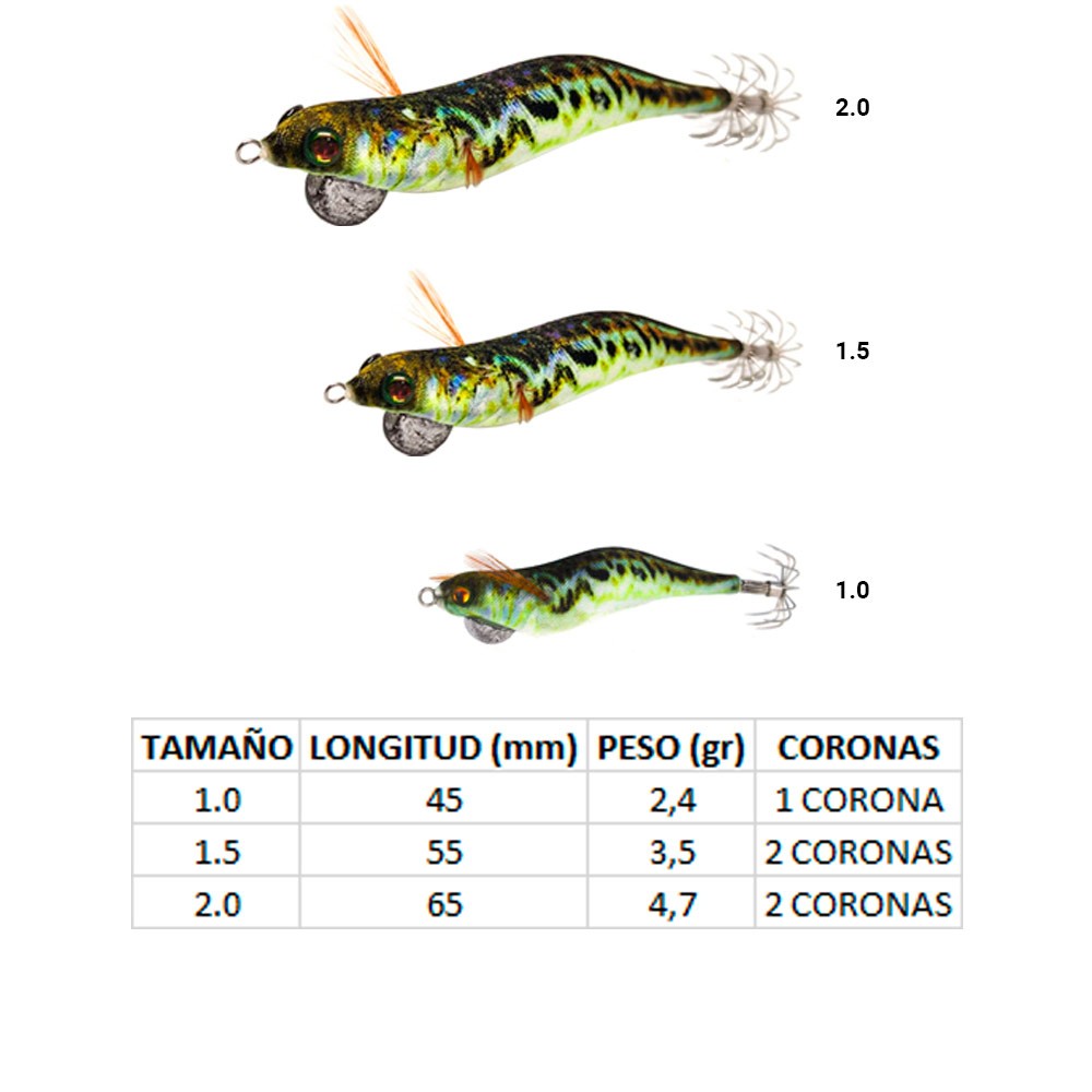 Comprar Señuelo tallado Sea Monsters Egi-as Natural 1.5 araña Señuelo tallado Sea Monsters Egi-as Natural 1.5 araña