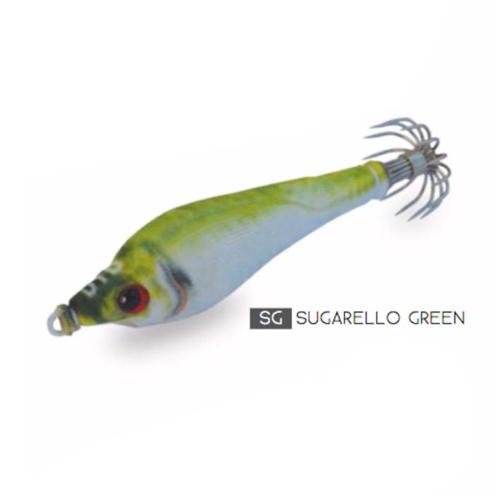 SILICONE REAL FISH 55 GR. 70 MM SUGARELLO GREEN