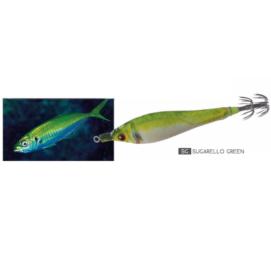 SOFT REAL FISH 1.5 3.2 GR 55 MM SUGARELLO GREEN