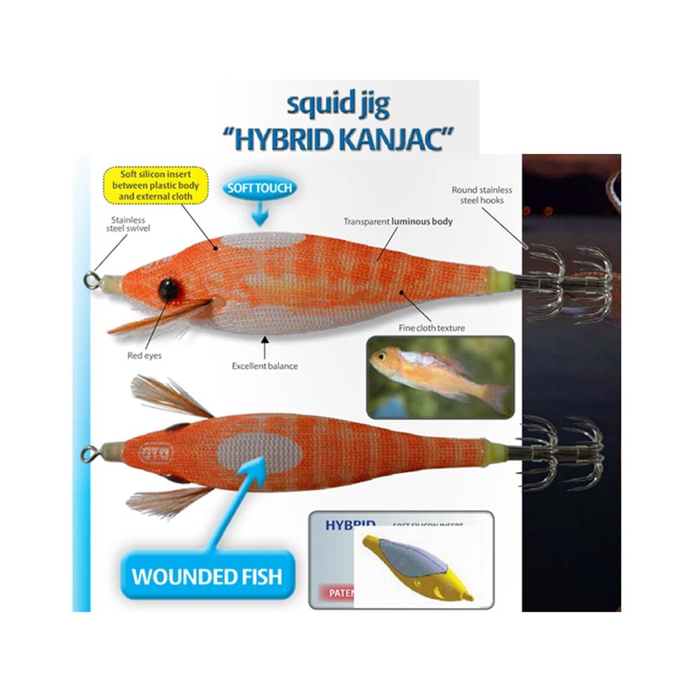Comprar Squid jig HYBRID KANJAC 2,0 - 65 mm NATURAL C, Squid jig HYBRID KANJAC 2,0 - 65 mm NATURAL C,