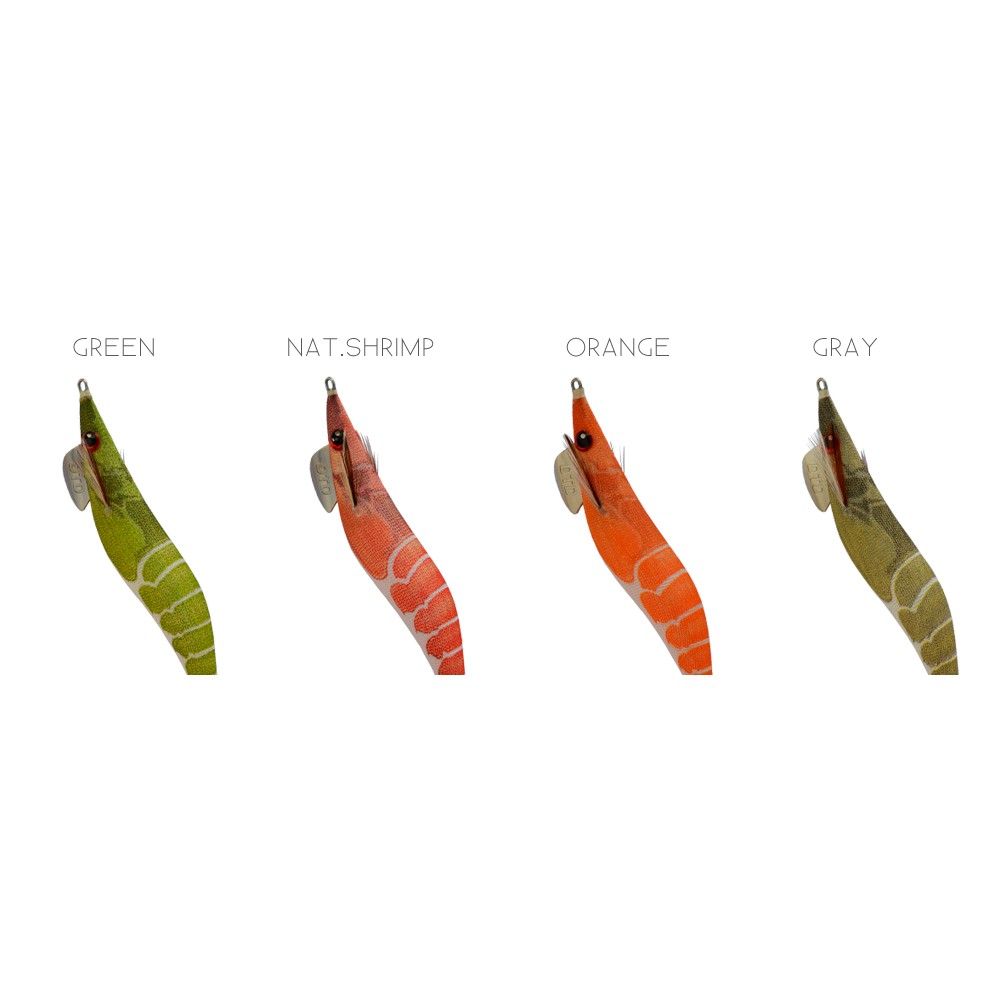 Comprar Squid jig SHRIMP OITA 3,0 - 90 mm GREEN Squid jig SHRIMP OITA 3,0 - 90 mm GREEN