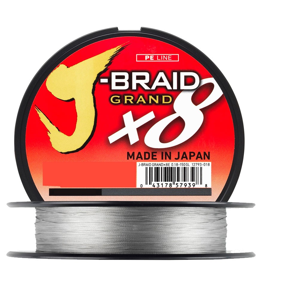 Comprar Trenzado Daiwa J-Braid Grand X8 28/100 grey 135m Trenzado Daiwa J-Braid Grand X8 28/100 grey 135m