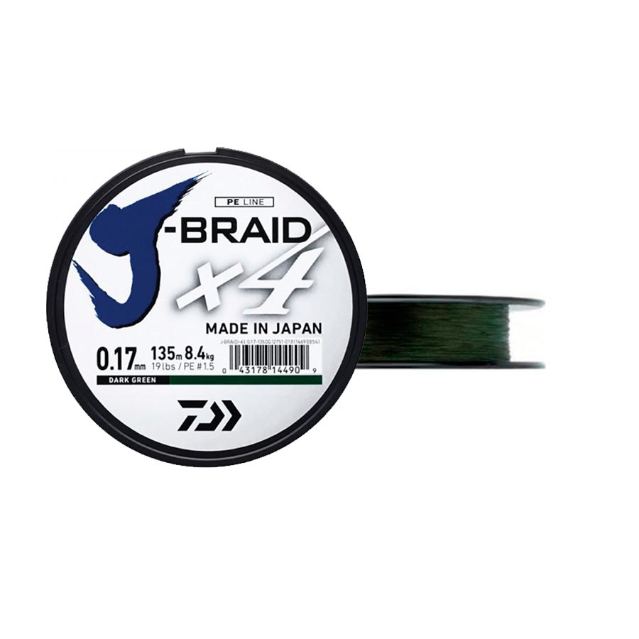 TRENZADO JBRAID 4B 135M 33/100V