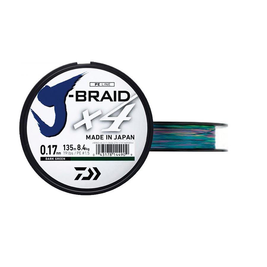 TRENZADO JBRAID 4B 300M 17/100M