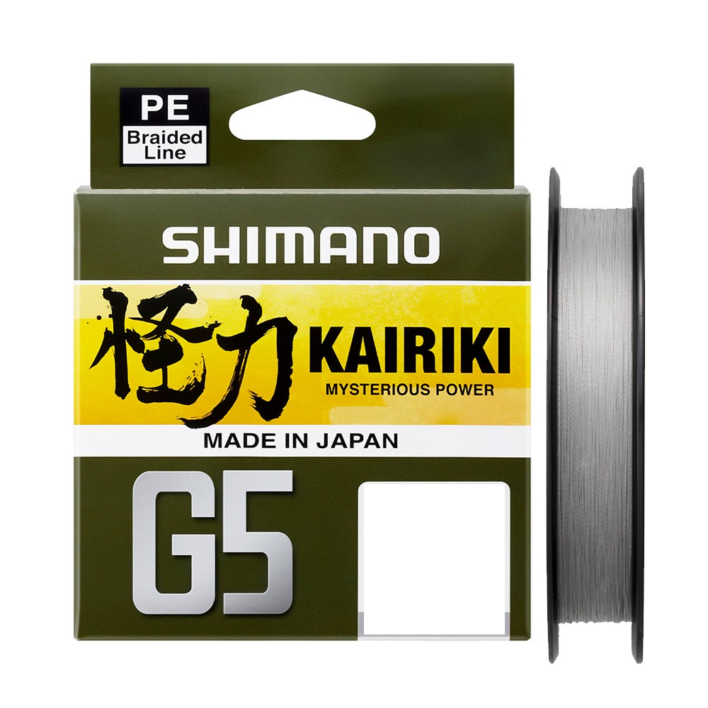 Trenzado Shimano Kairiki G5 150m 0.20mm 9.9kg steel gray