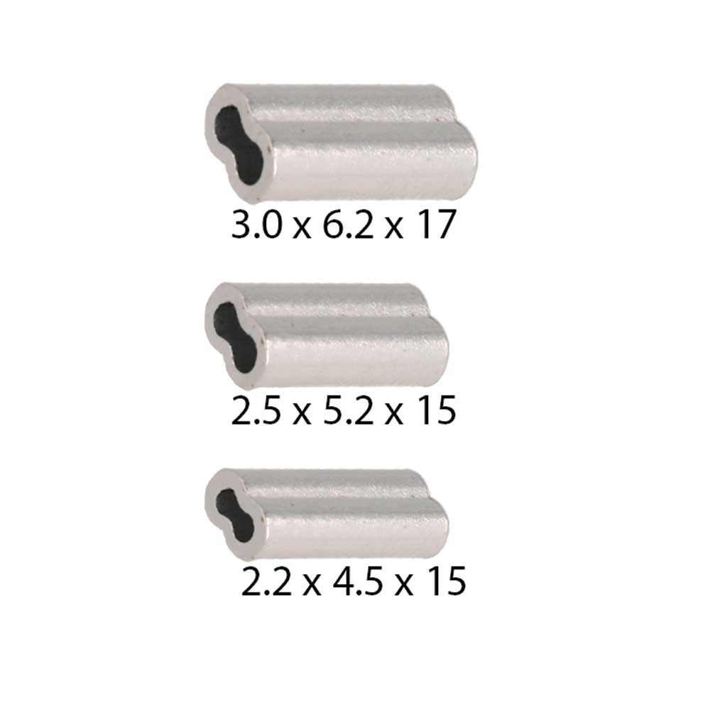 TUBO DOBLE ALUMINIO EN 8 SEA MONSTERS 3.0x6.2x17