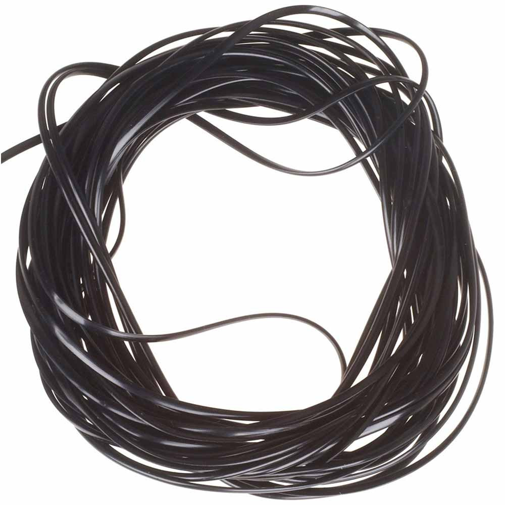 VINYL ROUND RIB Large 100 Black