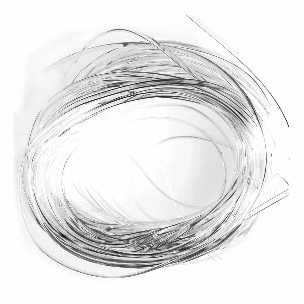 VINYL ROUND RIB Small 000 Clear