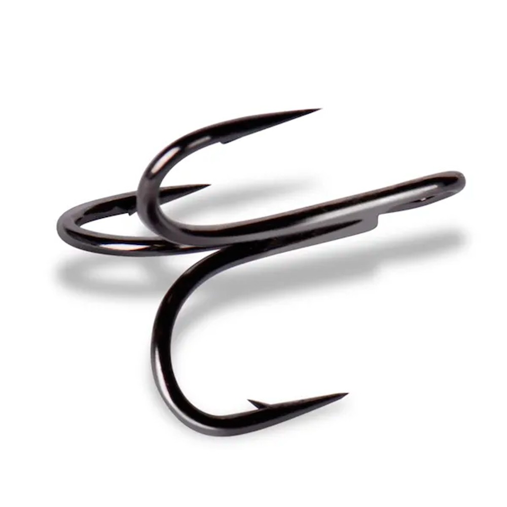 Anzuelo Mustad Treble 2 Níquel Negro