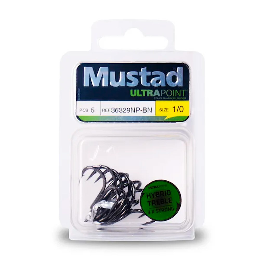 Comprar Anzuelo Mustad Treble 2 Níquel Negro Anzuelo Mustad Treble 2 Níquel Negro