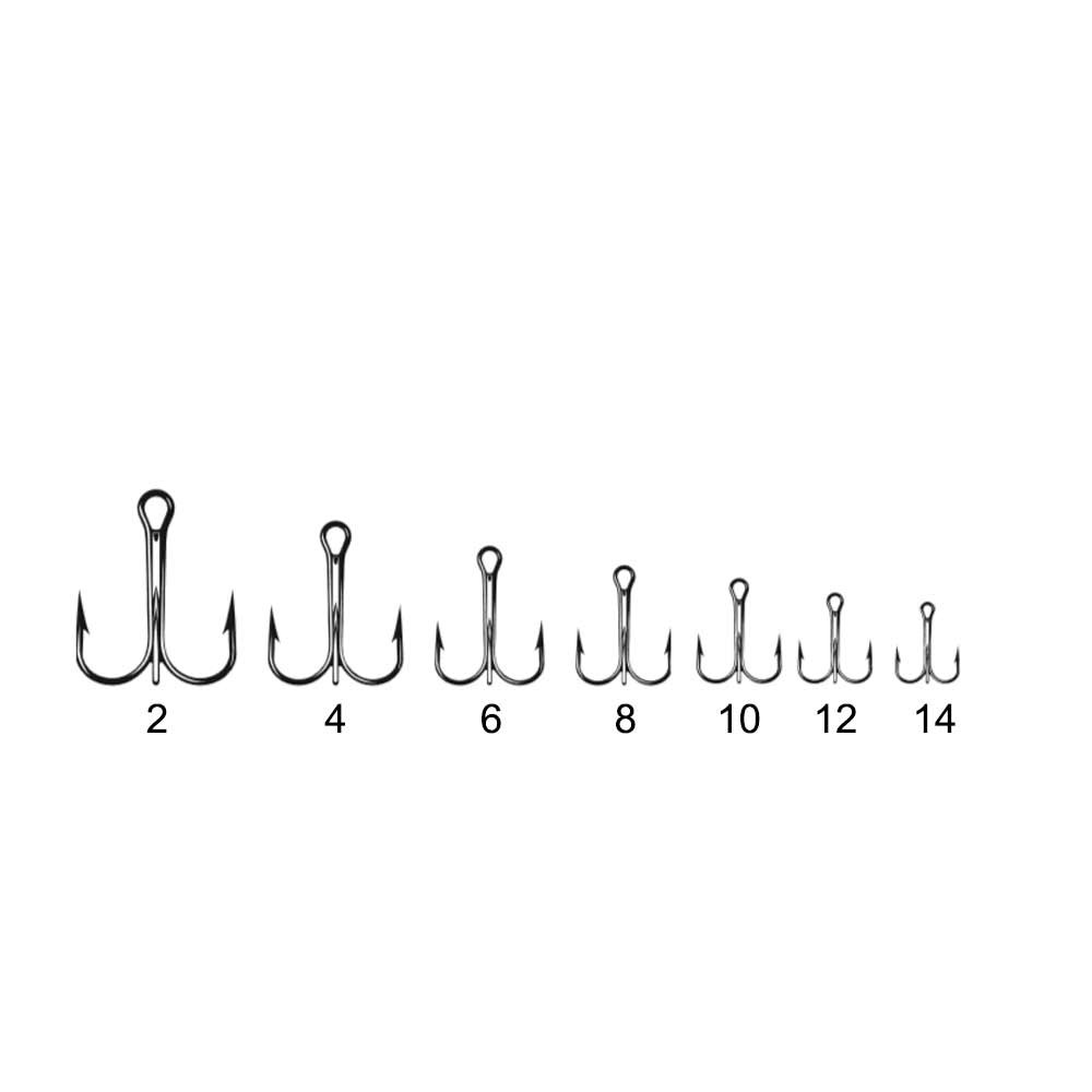 Anzuelo VMC Round Fine-Wire Treble 9645BZ N8