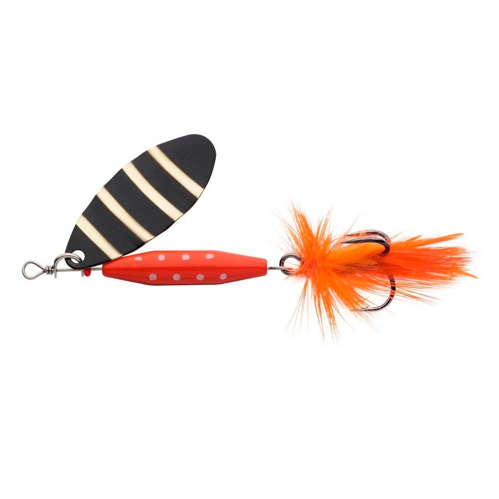 Cucharilla Abu Garcia Reflex Red 7gr LF zebra