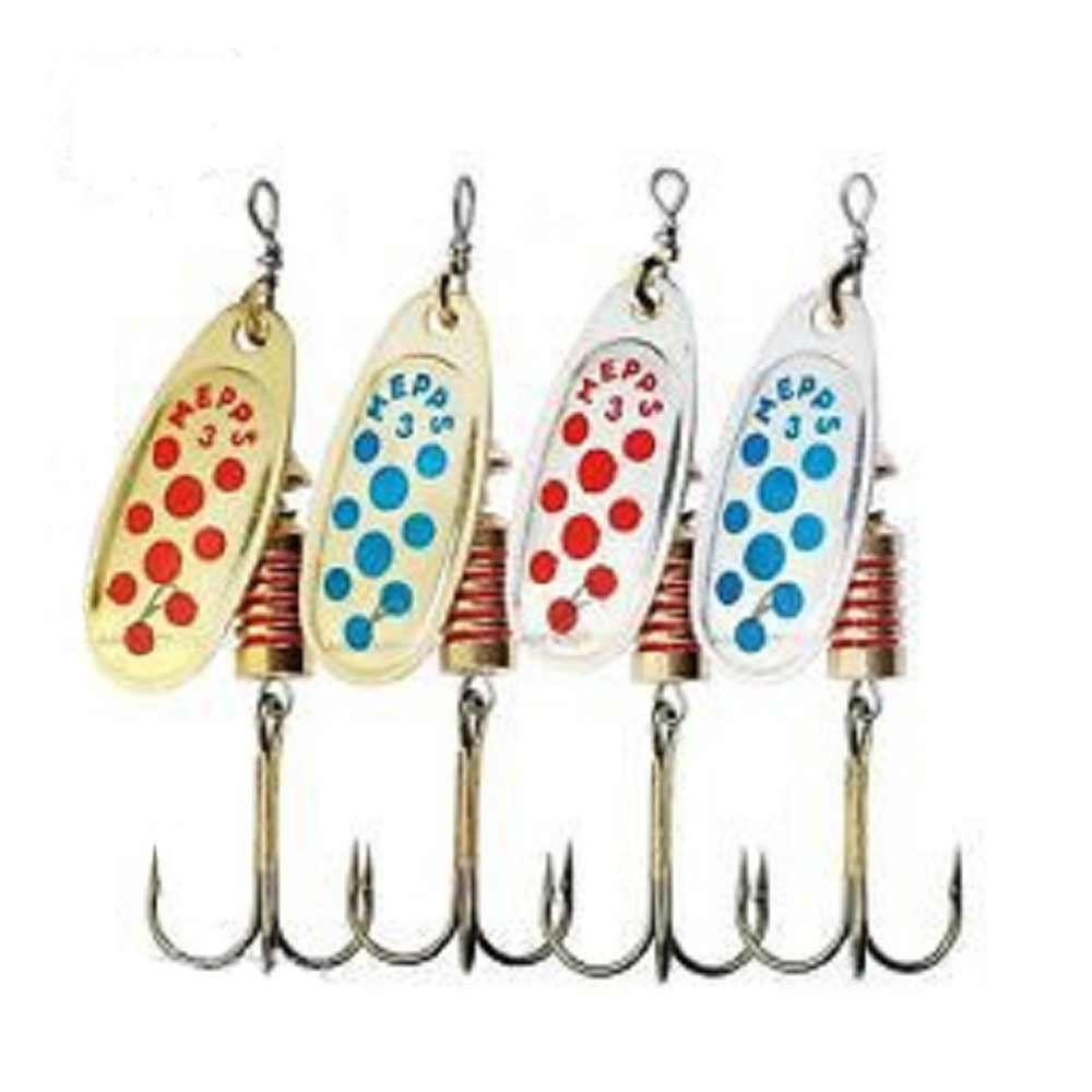 Cucharilla MEPPS COMET DECORADA 0 ORO PUNTOS ROJOS