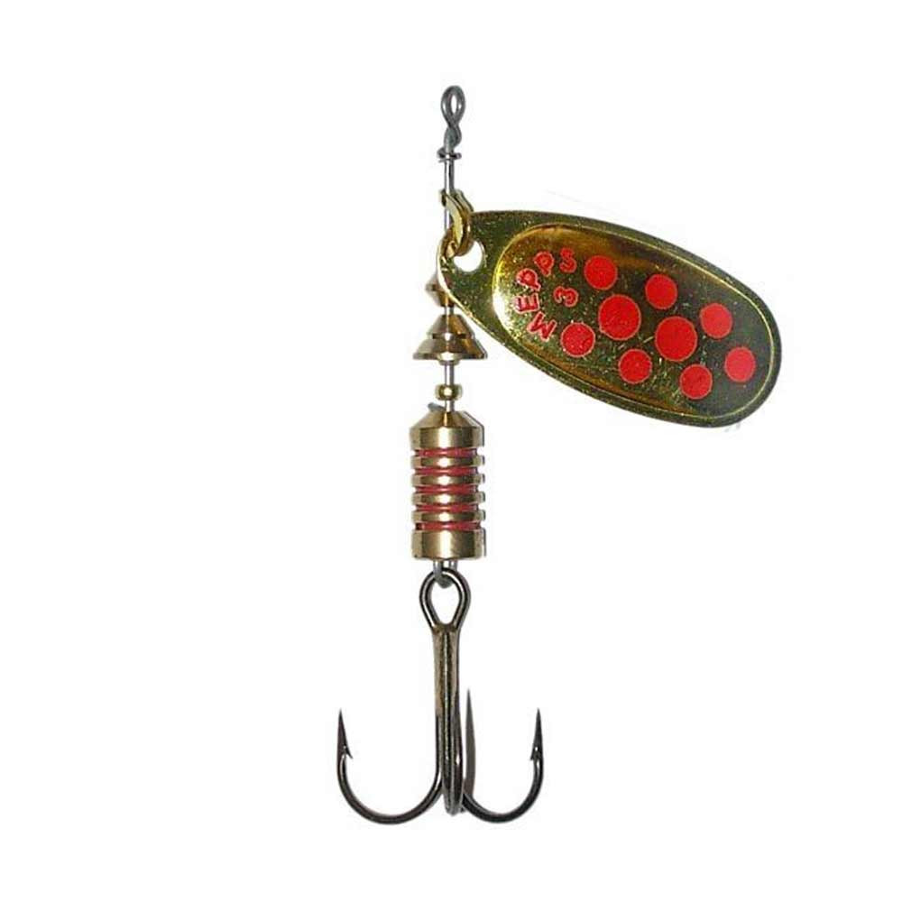 Cucharilla MEPPS COMET DECORADA 0 ORO PUNTOS ROJOS