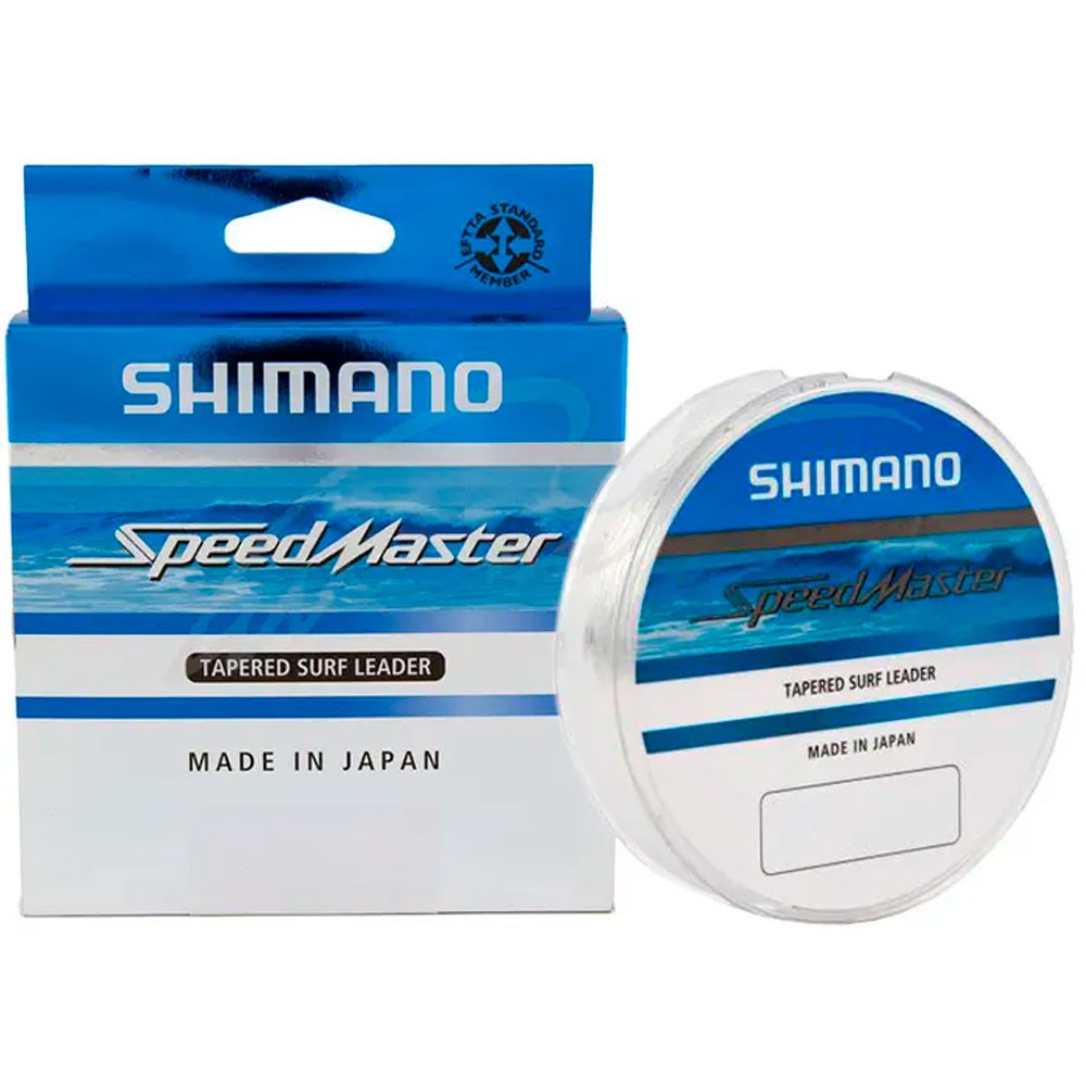 Puente Shimano Speedmaster Tapered Surf Leader 10x15m 0,26-0,57mm clear