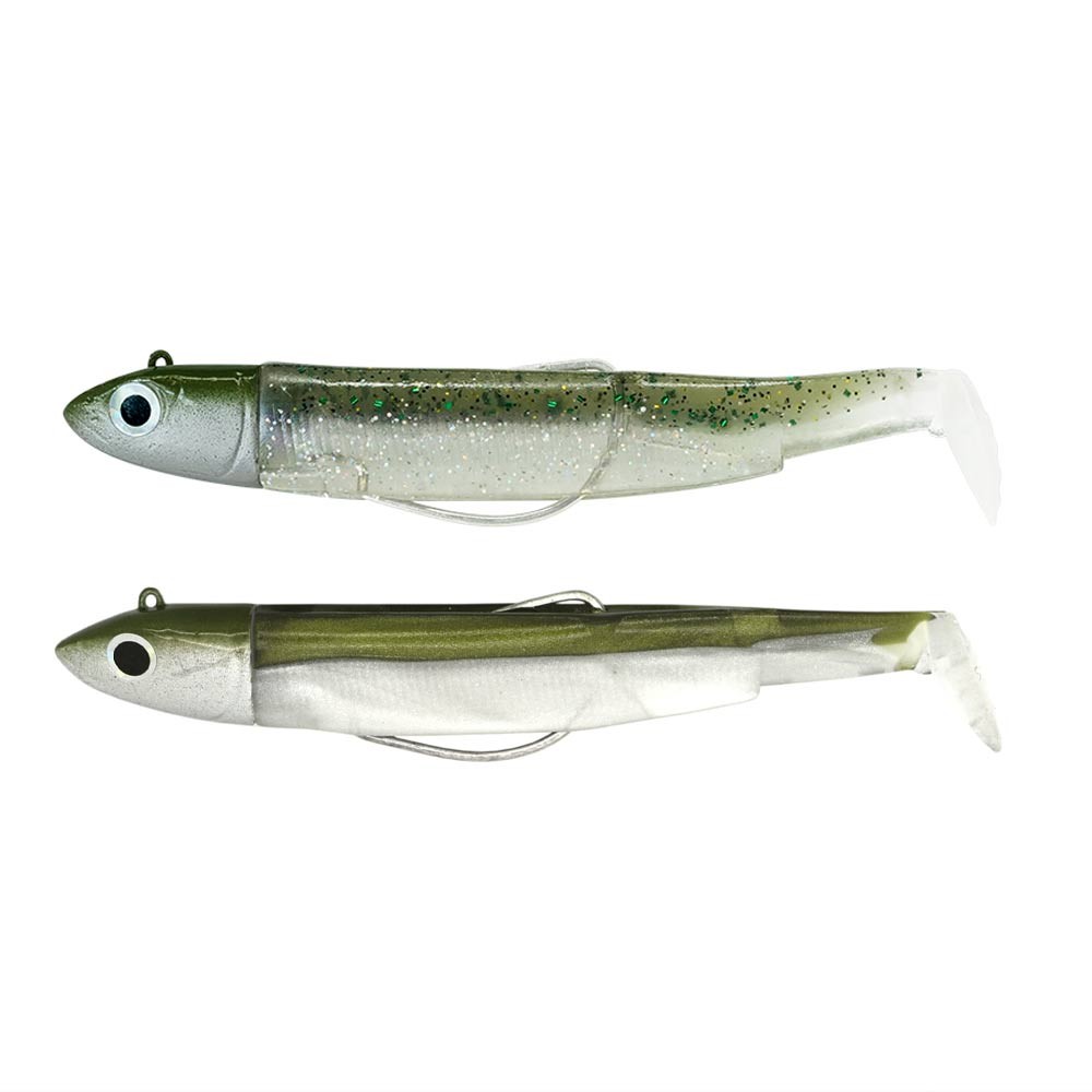 Señuelo Black Minnow Double combo off shore 90 10g khaki - ghost minnow