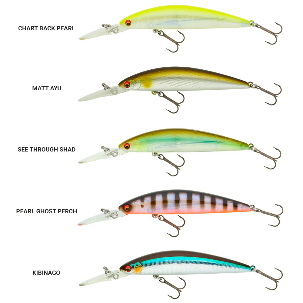 Señuelo Daiwa Tournament Current Master DR 93F pearl ghost perch