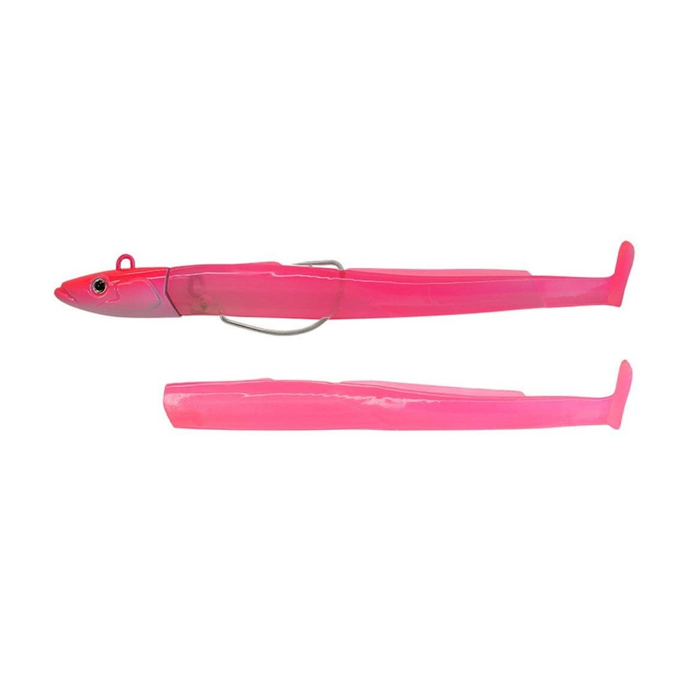 Señuelo Fiiish Black Eel Combo Off Shore 150 40g fluo pink + rech.