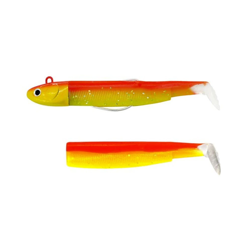 Señuelo Fiiish Black Minnow Combo Extra Deep 90 20g mango juice + rech.