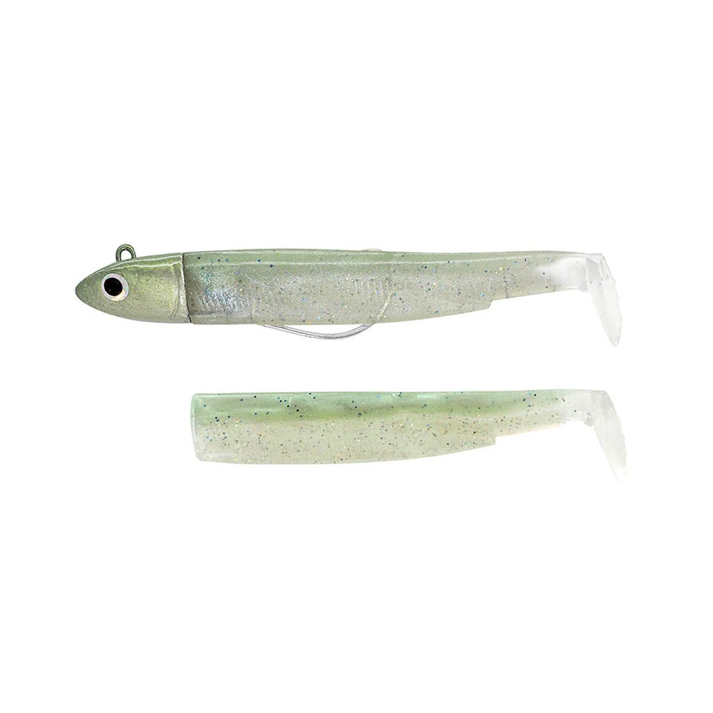 Señuelo Fiiish Black Minnow Combo Off Shore 70 6g green glitter (es)