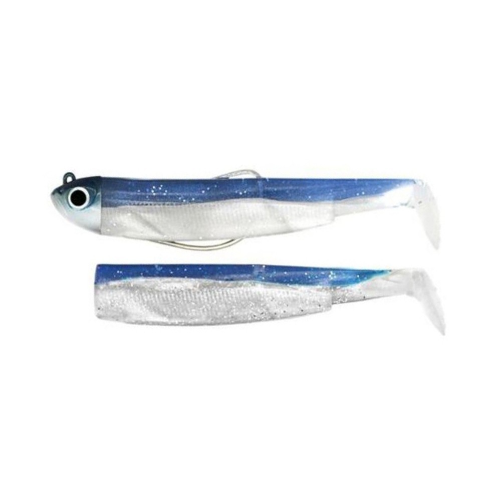 Señuelo Fiiish Black Minnow Combo Off Shore 90 10g blue + rech.