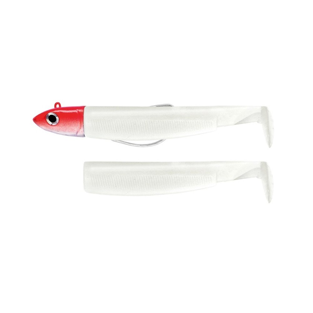 Señuelo Fiiish Black Minnow Combo Off Shore 90 10g white + rech.