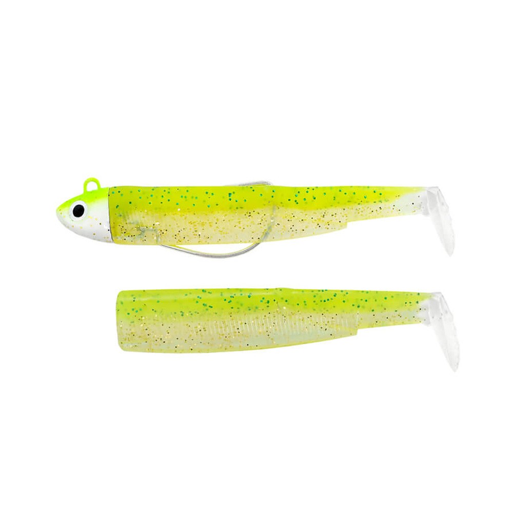 Señuelo Fiiish Black Minnow Combo Search 90 8g lime juice + rech.