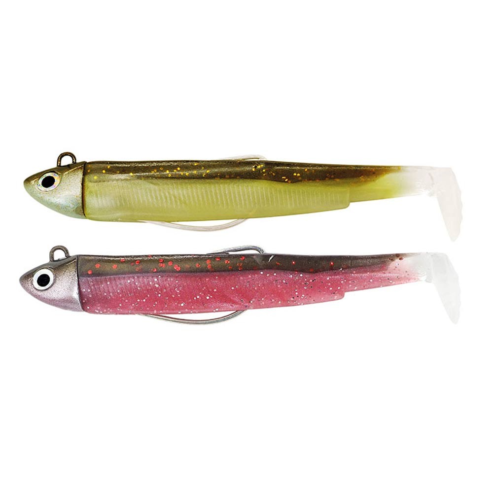 Señuelo fiiish black minnow double combo search 90 8g sparkling brown - pink