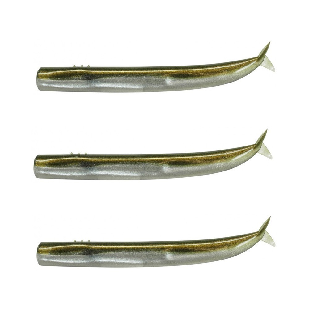 Señuelo Fiiish Crazy Sand Eel 3 bodies 120 - khaki