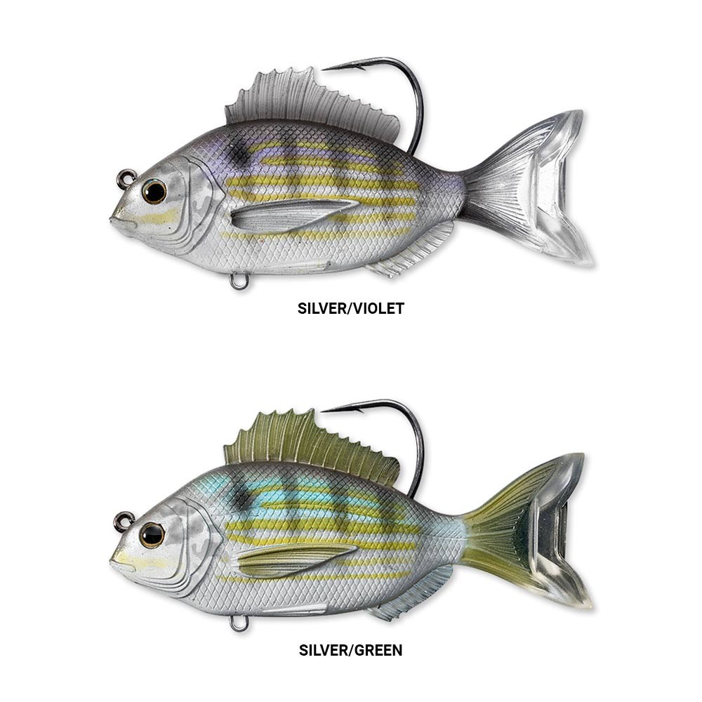 Señuelo Live Target Pinfish Swimbait silver/violet 93