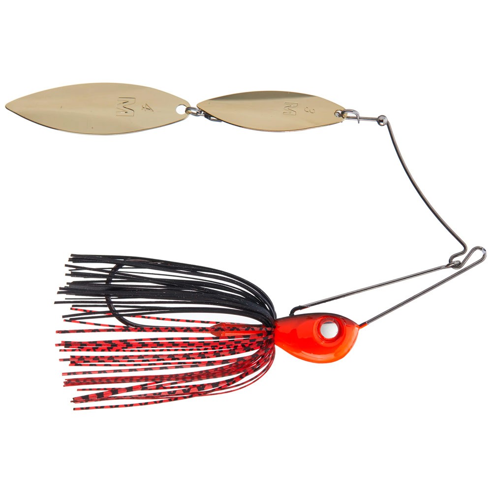 Señuelo Mustad Arm Lock Spinnerbait 21g black orange
