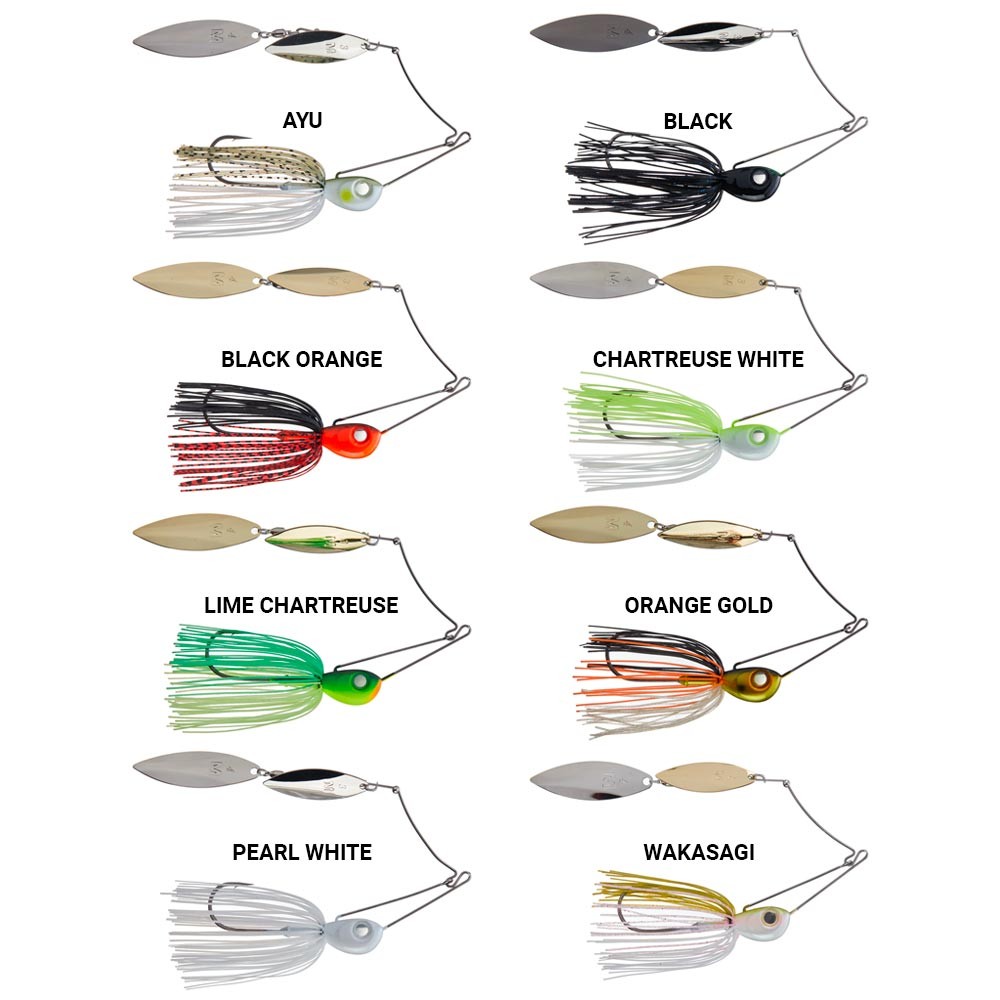 Señuelo Mustad Arm Lock Spinnerbait 21g orange gold
