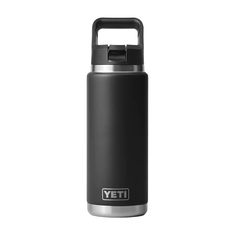 Termo Yeti Rambler 26 oz Straw Bottle black