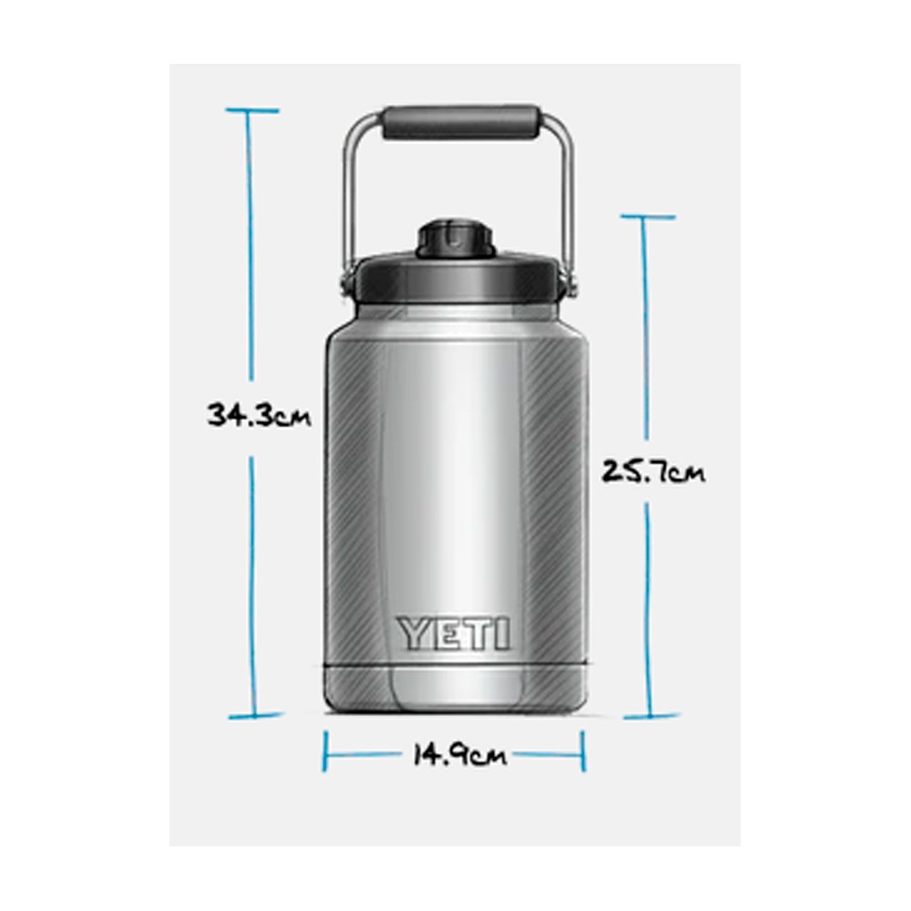 Comprar Termo Yeti Rambler Half Gallon Jug 1.9 l black Termo Yeti Rambler Half Gallon Jug 1.9 l black