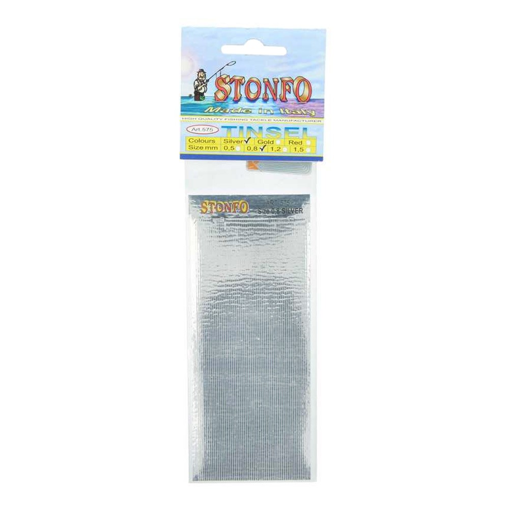 Tinsel Stonfo silver 1,5 mm