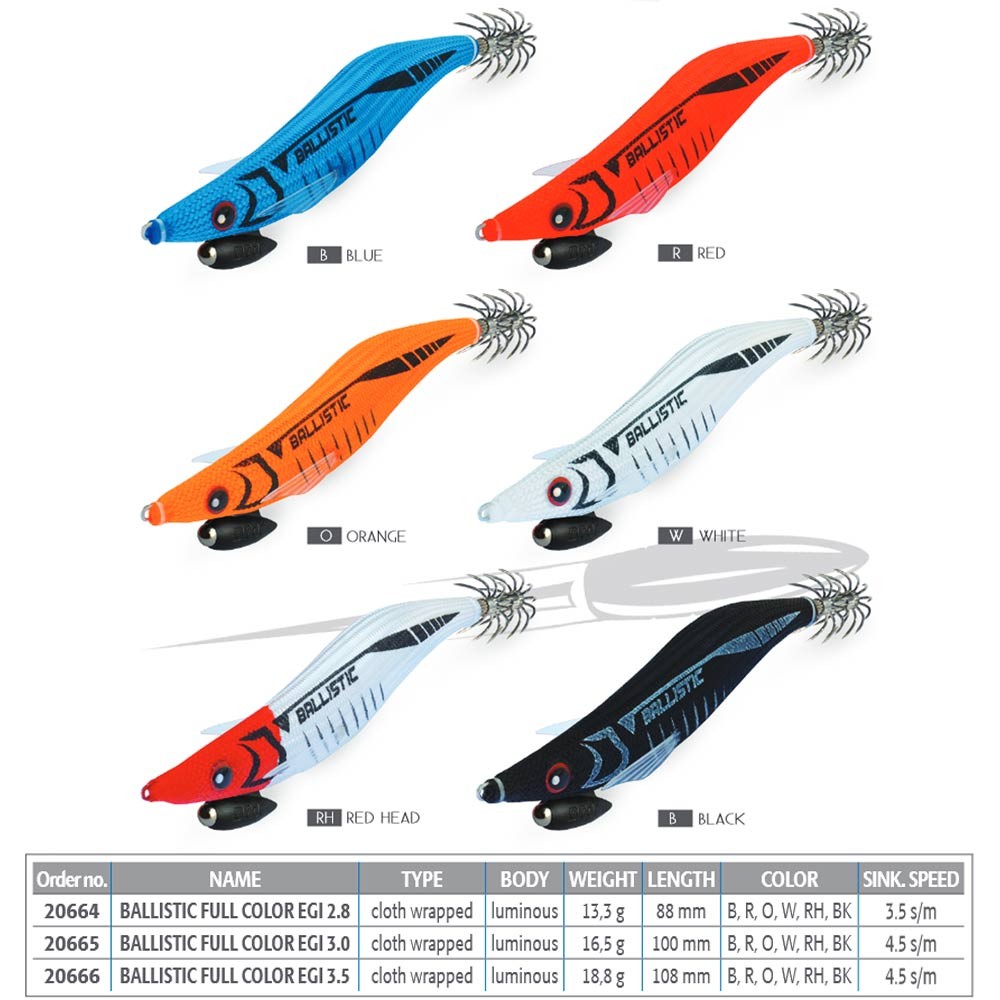 Comprar Señuelo DTD Ballistic Full Color Egi 3.5 red Señuelo DTD Ballistic Full Color Egi 3.5 red
