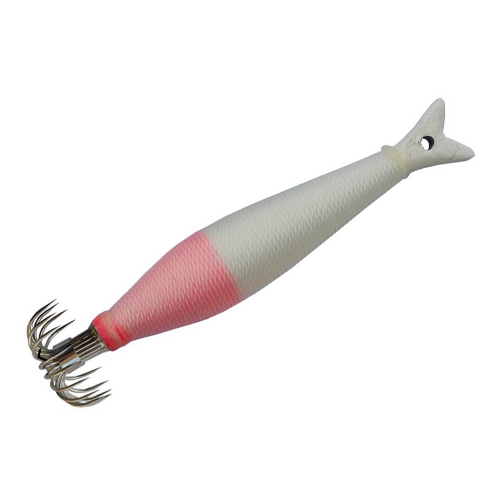 Señuelo DTD Lead Squid Jig Poseidon 100 g pink-white